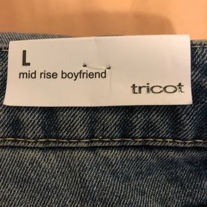 Mid rise boyfriend jeans